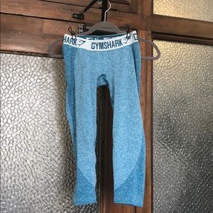 Heather blue size S Gymshark Flex Cropped Legging